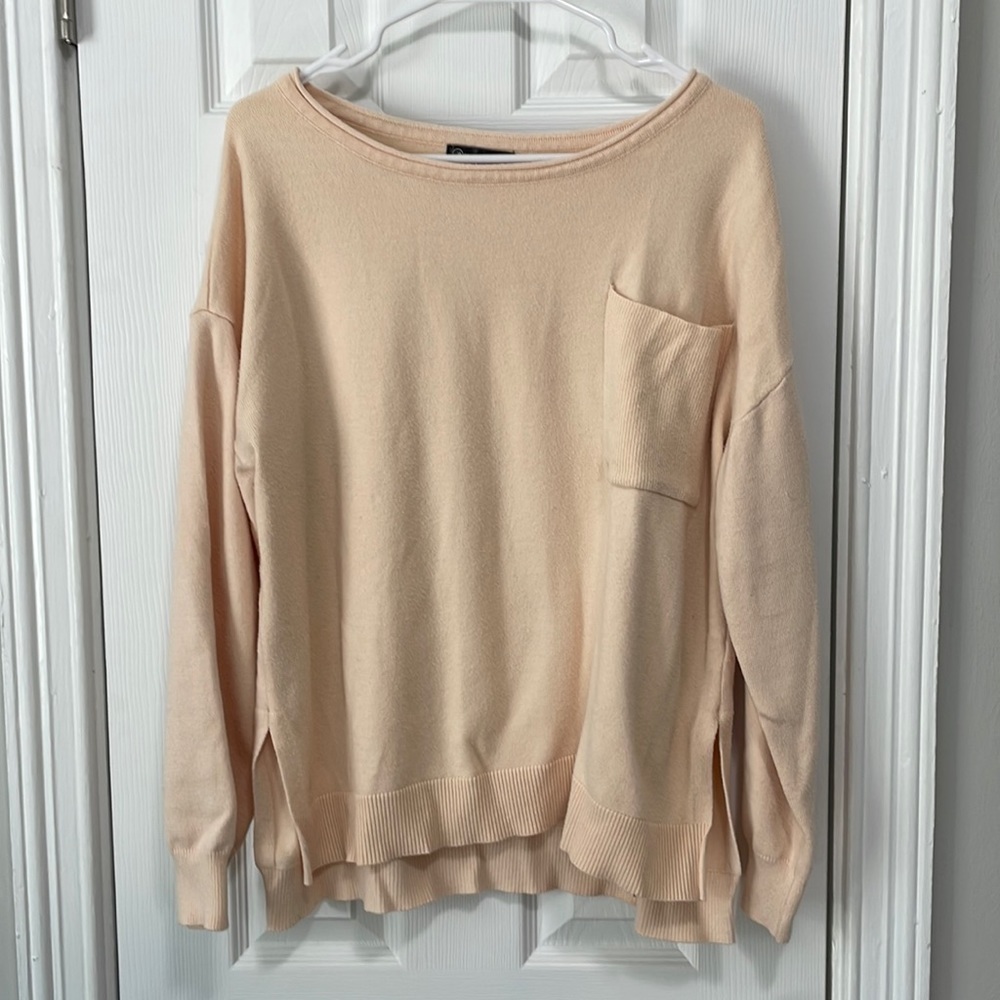 Light pink oversized sweater